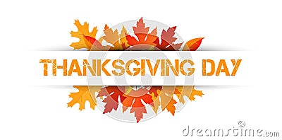 Happy Thanksgiving Day Vector Illustration