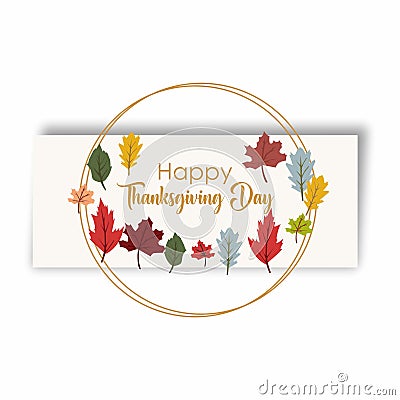 happy thanksgiving day vektor Stock Photo