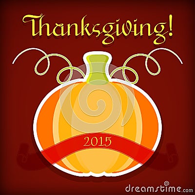 Happy Thanksgiving Vector Illustration