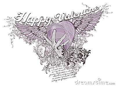 Happy Valentine Design Vector Illustration