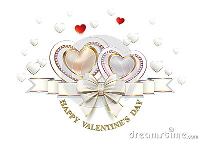 Happy Valentine`s day Vector Illustration