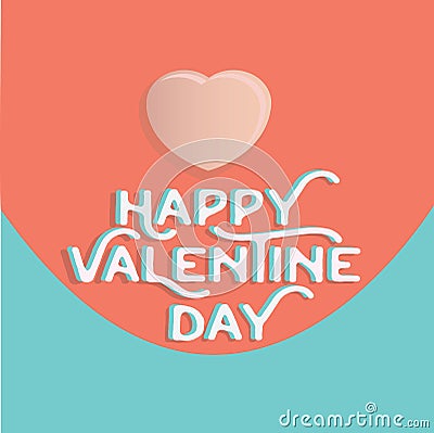 Happy valentine`s day heart , greeting happy valentine day holid Stock Photo