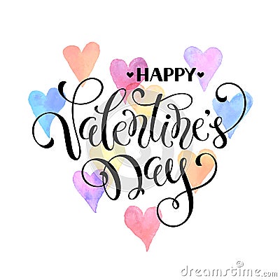 Happy Valentine`s Day Vector Illustration