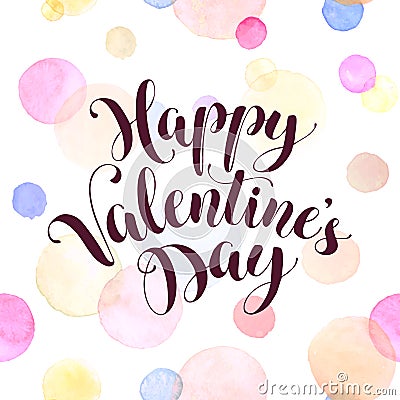 Happy Valentine`s Day Vector Illustration