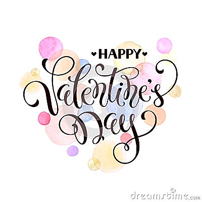 Happy Valentine`s Day Vector Illustration