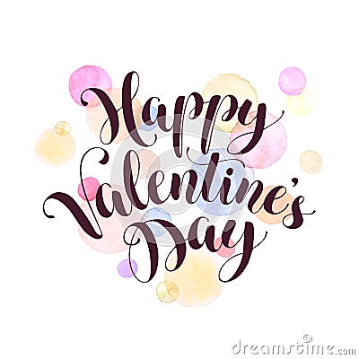 Happy Valentine`s Day Vector Illustration
