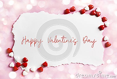 Happy Valentine`s Day Stock Photo