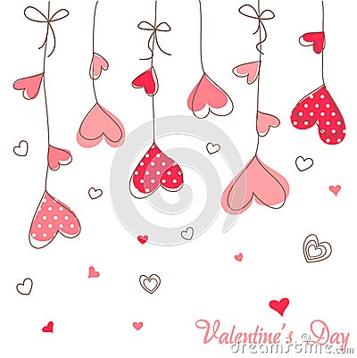 Happy Valentines Day Vector Illustration