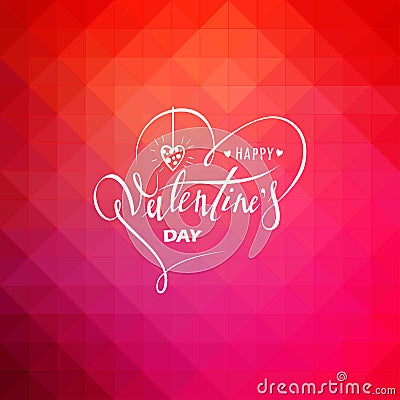 Happy Valentines Day Vector Illustration