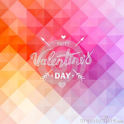 Happy Valentines Day Vector Illustration