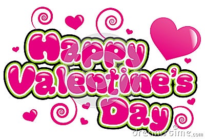 Happy Valentines Day Vector Illustration