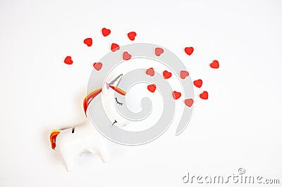 Happy valentines day poster, postcard, banner, greeting card Stock Photo