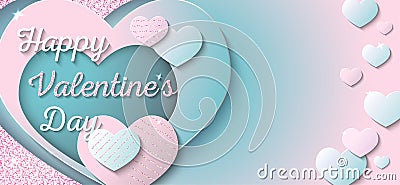 Happy Valentines Day Vector Illustration