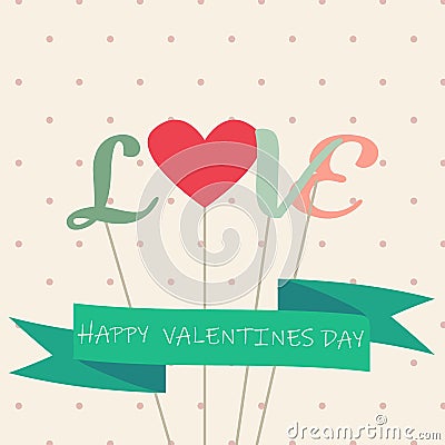 Happy valentines day and weeding cards - Vector - Vector Cartoon Illustration