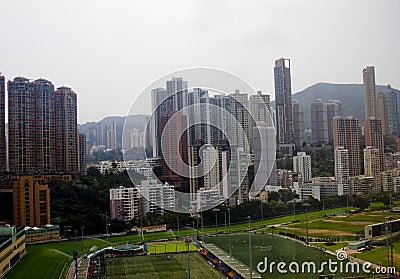 Happy Valley, Hong Kong Island Stock Photo