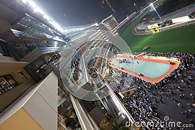 Happy Valley Racecourse Editorial Stock Photo