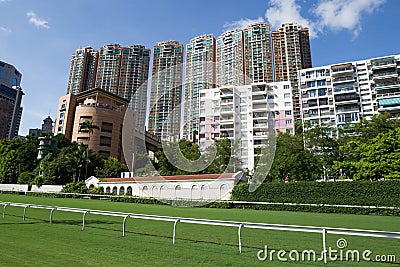 Happy Valley Racecourse Stock Photo