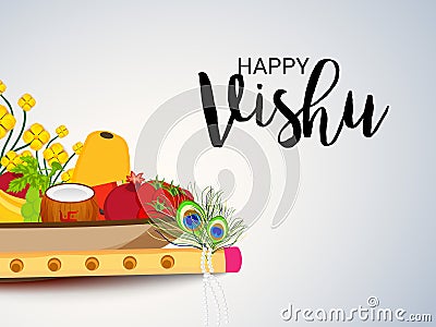 Happy Vishu. Stock Photo