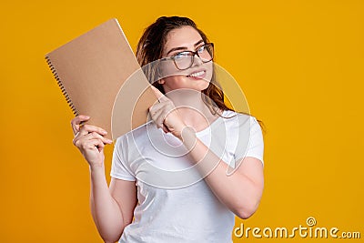 Happy woman portrait successful career smart lady Stock Photo