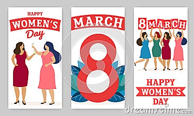 Happy women day Vector Illustration