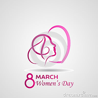 Happy Women`s day vector illustration Vector Illustration