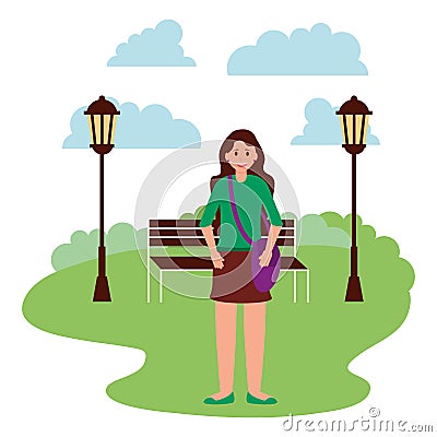 happy young people Cartoon Illustration