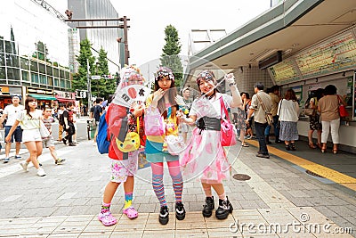 Harajuku fashion Editorial Stock Photo