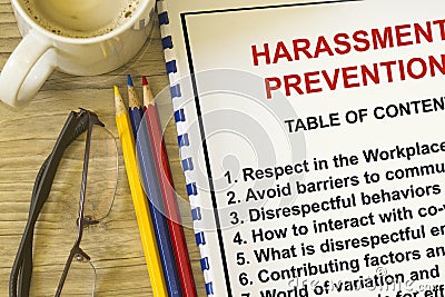 Harassment prevention seminar Stock Photo