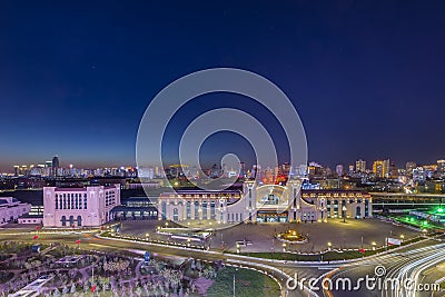 New Harbin Railway Station Editorial Stock Photo