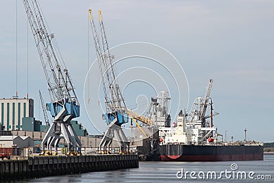 Harbor basin Stock Photo