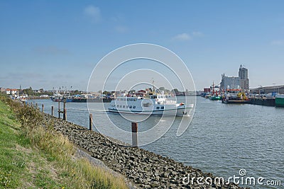 Harbor of Buesum,North Frisia,North Sea,Germany Stock Photo