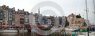 Harbor of Honfleur Editorial Stock Photo