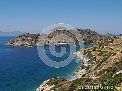 Harbor of Knidos. Stock Photo