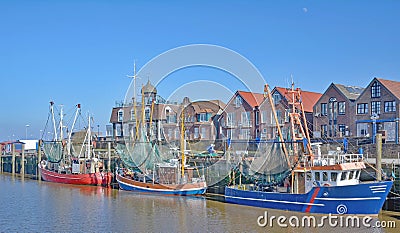 Neuharlingersiel,east Frisia,North sea,Germany Stock Photo