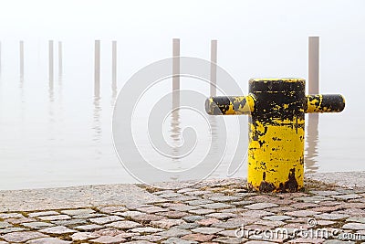 Harbour in a frog in Helsinki, Finland Stock Photo