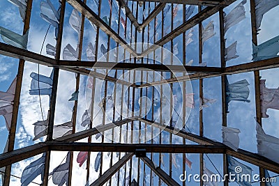 Oslo Harbour promenade fish rack Editorial Stock Photo