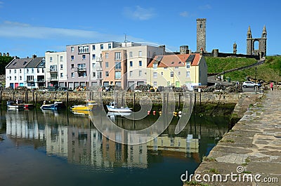 Harbour Reflection Editorial Stock Photo