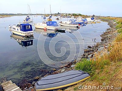 The harbour, Shell Island, Wales. Editorial Stock Photo