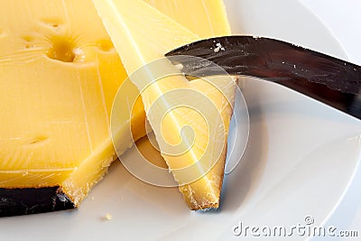 Hard cheese Stock Photo