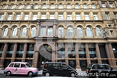 Hard Days Night Hotel is the world`s only Beatles inspired hotel in Liverpool, England Editorial Stock Photo