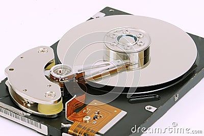 Hard Disk Compartment Stock Photo