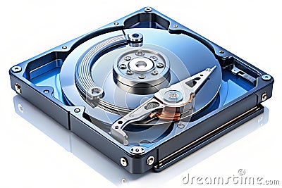 Hard Disk Data Storage, Backup, Restore, Repair Concept Stock Photo