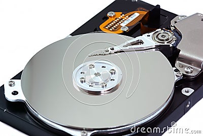 Hard disk drive Stock Photo