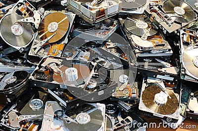 Hard Drives Stock Photo