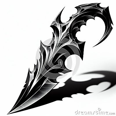 Hard Drop Shadow A shadow effect with sharp edges and highcont Stock Photo
