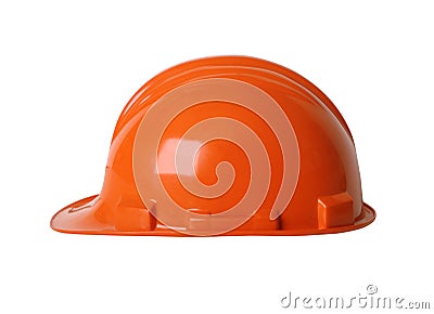 Hard hat with path Stock Photo