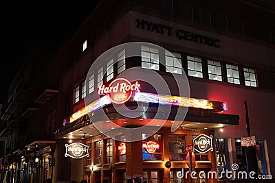 Hard Rock cafe in NOLA Editorial Stock Photo