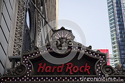 Hard Rock restaurant Editorial Stock Photo