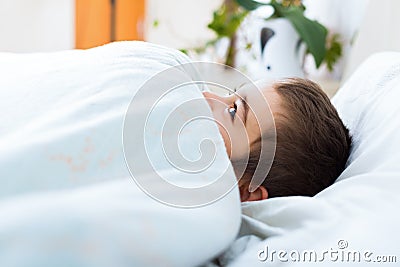 Hard to get up Stock Photo