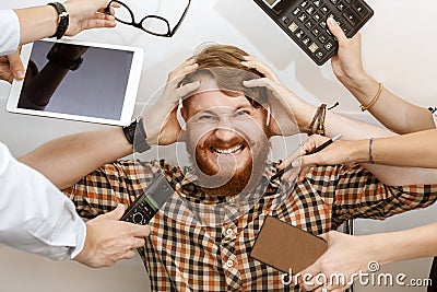 Hard work days Stock Photo